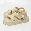 Dép sandal nữ quai chéo Đúc Độn 5cm EVA siêu nhẹ, bền - Đi biển, mưa, học, giá 76.000 7