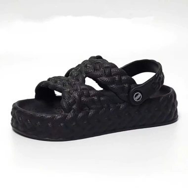 Dép sandal nữ quai chéo Đúc Độn 5cm EVA siêu nhẹ, bền - Đi biển, mưa, học, giá 76.000