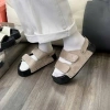 Dép Sandal Nữ Quai Hậu Đ01 Đế Cao 4-5cm Quai Nỉ Bản To Mới Chốt Đinh Giá 119k 2