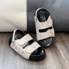 Dép Sandal Nữ Quai Hậu Đ01 Đế Cao 4-5cm Quai Nỉ Bản To Mới Chốt Đinh Giá 119k 5