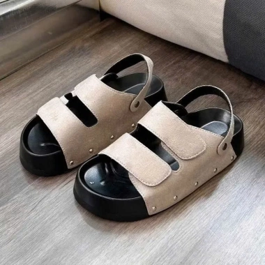 Dép Sandal Nữ Quai Hậu Đ01 Đế Cao 4-5cm Quai Nỉ Bản To Mới Chốt Đinh Giá 119k 7 Dép Sandal Nữ Quai Hậu Đ01 Đế Cao 4-5cm Quai Nỉ Bản To Mới Chốt Đinh Giá 119k 7