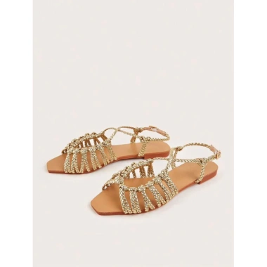 Dép Sandal Nữ Quai Hậu Đan Dây Vintage - Đi Biển, Dạo Phố, Du Lịch - Giá 450k (Giảm 108k) - HAPPY STEP