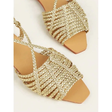 Dép Sandal Nữ Quai Hậu Đan Dây Vintage - Đi Biển, Dạo Phố, Du Lịch - Giá 450k (Giảm 108k) - HAPPY STEP