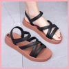 Dép sandal nữ quai hậu đế bệt dây, phong cách phố đi mưa, du lịch tắm biển, cao su thời trang - Thế Giới 1.997, 54.000₫