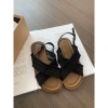 Dép sandal quai chéo vải bản da mềm, đế bệt đan chéo, quai cài điều chỉnh cho mùa summer đi biển 3
