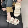 Dép Sandal Quai Hậu Nữ Nâng Đế Kiểu Bánh Mì 2 Quai Du Lịch Tắm Biển Ulzzang 66k 9