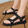 Dép sandals nam mùa hè 2.024 - Đế mềm nhẹ, hở ngón, chống trượt, thoải mái đi bộ đường dài & du lịch biển