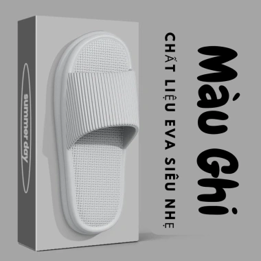 Dép Slipper EVA Nam Nữ Chống Trơn Trượt Siêu Êm, Siêu Mềm, Đế Bằng Phong Cách Nhẹ Nhàng Giá Ưu Đãi 28.900₫