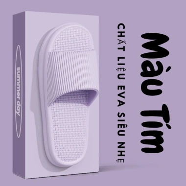 Dép Slipper EVA Nam Nữ Chống Trơn Trượt Siêu Êm, Siêu Mềm, Đế Bằng Phong Cách Nhẹ Nhàng Giá Ưu Đãi 28.900₫
