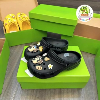 Dép sục Classic Clog Unisex Full Box Siêu êm, Tặng Charm 3D, Giá 249.000₫