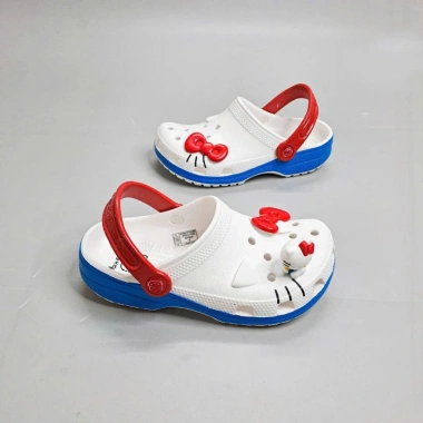 Dép sục Classic Hello Kitty Iam người lớn, kỷ niệm + jibbitz y hình, nam nữ, cao c - 395.000₫