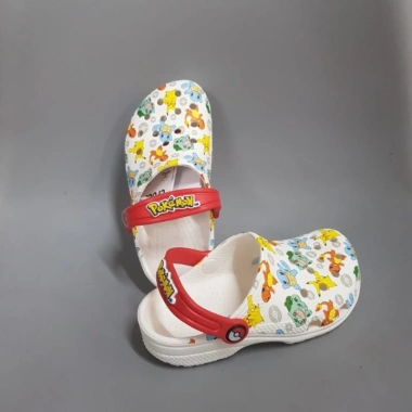 Dép Sục Crocs Pokemon - Nhựa Không Mùi, Trơn Trượt, Đi Êm Chân, Giá 262.500₫