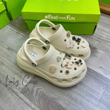 Dép Sục Cross Mega Crush Đế Cao 7cm Full Box Bộ Hình 3D Tặng Kèm Giá ưu đãi 314,000₫