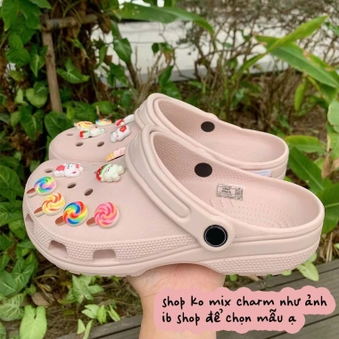 Dép sục Cross Nam Nữ Sunny - Hoàn thiện cao, nhẹ bền, thoáng, tặng 12 charm - 198.000đ