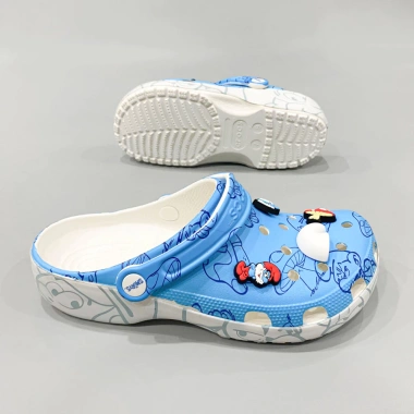 Dép sục Dinas Xì Trum Smurfs Nam Nữ Nhựa EVA Cao Cấp Siêu Bền Tặng Charm 3