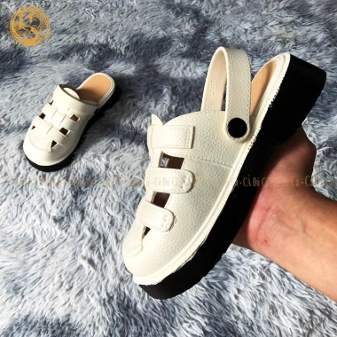 Dép sục giày lười nữ mũi tròn quai hậu đế 5cm, thời trang đi học du lịch, chỉ 55k