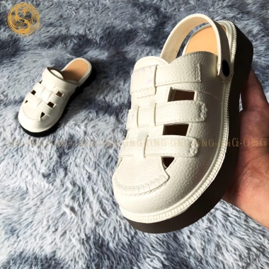 Dép sục giày lười nữ mũi tròn quai hậu đế 5cm, thời trang đi học du lịch, chỉ 55k