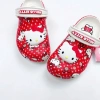 Dép Sục Hello Kitty Red Classic CLog, dễ thương, nhẹ êm đúc nguyên khối, cho bé và mom, giá ưu đãi 350k 2