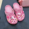 Dép sục nữ AIKO KIDS Charm họa tiết hoạt hình màu hồng dịu, giá ưu đãi 380k 4