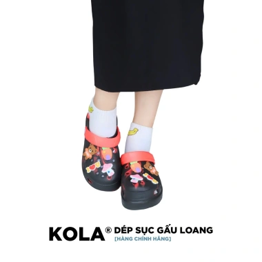 Dép sục nữ KOLA gấu loang màu - Giá giảm 109k, siêu nhẹ, thoải mái mỗi bước chân
