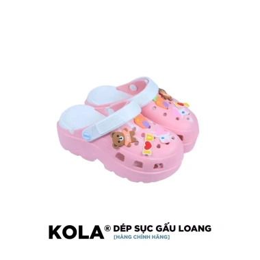Dép sục nữ KOLA gấu loang màu - Giá giảm 109k, siêu nhẹ, thoải mái mỗi bước chân