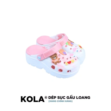 Dép sục nữ KOLA gấu loang màu - Giá giảm 109k, siêu nhẹ, thoải mái mỗi bước chân