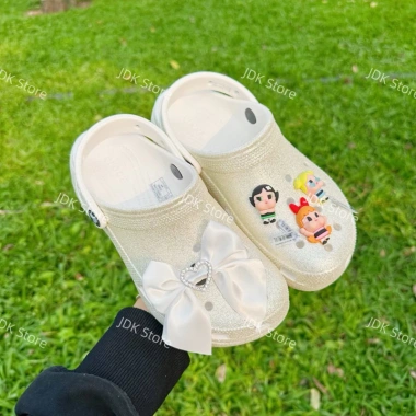 Dép Sục Platform Classic Glitter - Phủ Nhũ Bling Bling, Giá 400k (Giá Gốc 504k)