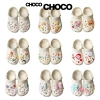 Dép Sục Quai Hậu Không Thấm Nước Nam Nữ Êm Chân Kèm Charm Dễ Thương - 89.000₫