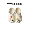 Dép Sục Quai Hậu Không Thấm Nước Nam Nữ Êm Chân Kèm Charm Dễ Thương - 89.000₫ 8