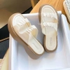 Dép thời trang nữ quai ngang bèo nhún đế 4cm - Xinh xỉu đi học chơi làm, giảm 18% 2