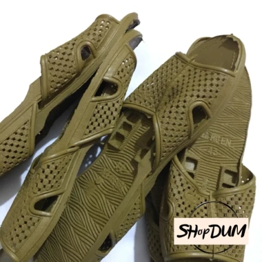 Dép tổ ong màu nâu siêu nhẹ, thoải mái cho nhà, văn phòng, khách sạn - Giá chỉ 15.000 đồng 2