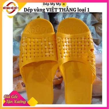 Dép tổ ong vàng VIỆT THẮNG nam nữ trẻ em - chống trơn trượt, đi trong nhà, đi làm, giảm giá 23% chỉ 21.300₫