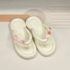 Dép tông đi biển đế bệt 3 charm mỗi bên - Nhiều màu, giá chỉ 29.000đ 7