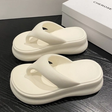 Dép tông EVA cao cấp độn đế 6cm, kẹp ngón bền, thích hợp đi biển, đi chơi - 62k