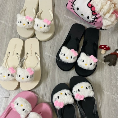 Dép tông gấu Heloki cute xinh, thích hợp đi trong nhà và đi biển, giá 72.000đ