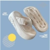 Dép tông hè đế cao 7cm tôn gắn charm đá, êm chân, dễ phối đồ đi du lịch biển 4