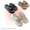 Dép tông hè đế cao 7cm tôn gắn charm đá, êm chân, dễ phối đồ đi du lịch biển 6