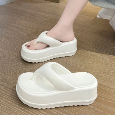 Dép tông kẹp cao 6cm thời trang - Phối đi biển, du lịch, giảm giá 45.000₫ 3