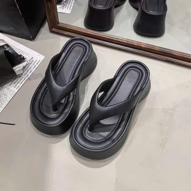 Dép tông kẹp cao 6cm thời trang - Phối đi biển, du lịch, giảm giá 45.000₫ 6
