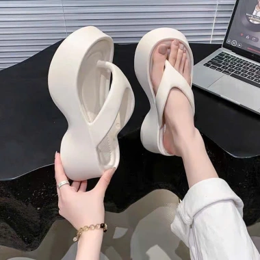 Dép tông kẹp cao 6cm thời trang - Phối đi biển, du lịch, giảm giá 45.000₫ 7