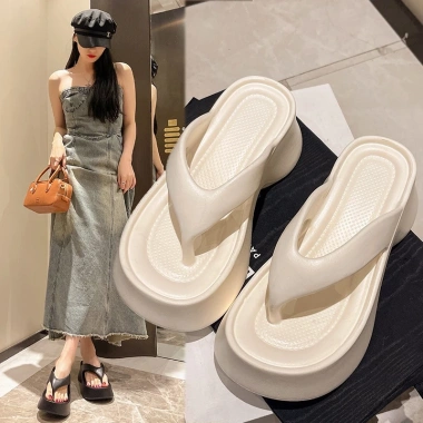 Dép Tông Kẹp Đế Độn 6cm - Dép xỏ ngón thời trang đi biển, siêu nhẹ, giá chỉ 57k