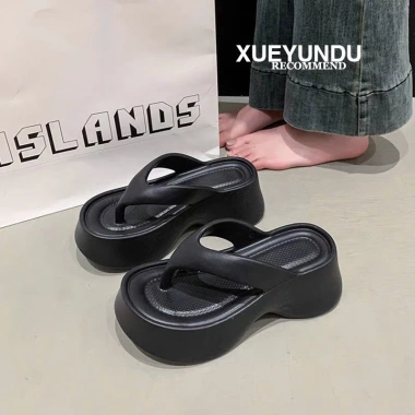 Dép Tông Kẹp Xỏ Ngón Cao 6cm Du lịch Tắm Biển Đẹp Xinh Giá 48.000 VND