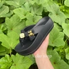 Dép tông nữ Đính nơ, độn cao 5cm, kẹp xỏ ngón xinh xắn - Đi chơi, đi biển 59k 8