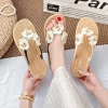 Dép tông nữ giả còi charm hoa cực xinh, dễ phối đồ, thời trang đi biển, giảm giá 69k 2