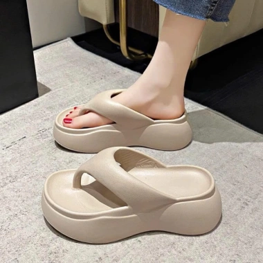 Dép tông nữ xỏ ngón tăng chiều cao 4cm - Thoải mái đi biển, du lịch, chỉ 80.000₫