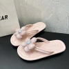 Dép tông xỏ ngón đính hoa pastel đi biển đế dẻo êm chân tiểu thư QCCC 63.200₫ 3
