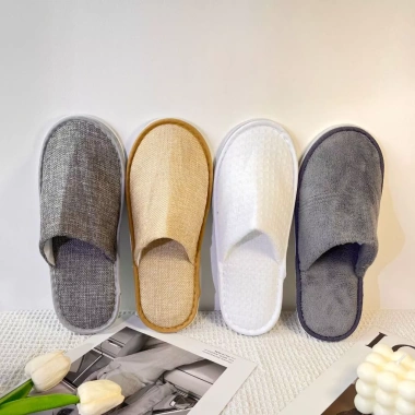 Dép trong nhà quai ngang mềm nhẹ, chống bẩn, phù hợp khách sạn spa văn phòng