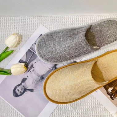 Dép trong nhà quai ngang mềm nhẹ, chống bẩn, phù hợp khách sạn spa văn phòng 5 Dép trong nhà quai ngang mềm nhẹ, chống bẩn, phù hợp khách sạn spa văn phòng 5