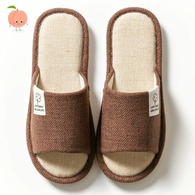 Dép vải PEACH 4 mùa, đế cao su chống trượt, không hôi chân, giá chỉ 70.000₫