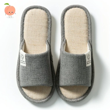 Dép vải PEACH 4 mùa, đế cao su chống trượt, không hôi chân, giá chỉ 70.000₫